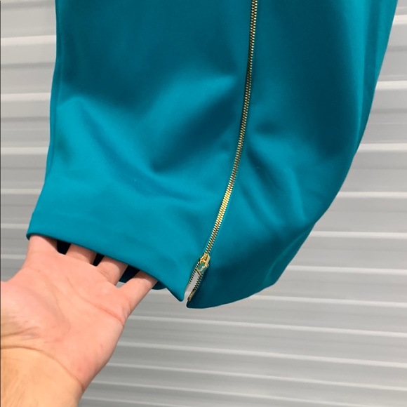 Calvin Klein Blue Jumpsuit with Long Sleeves and Tapered Legs - Picture 7 of 11